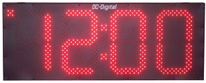 DC-150 Outdoor Red LED Digital Clock