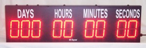 DC-609 Digital Countdown to an event timer