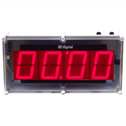 DC-40T-UP-Nema, Push-Button Controlled Count Up Timer with 2.3 Inch Display, Nema 4X Enclosure