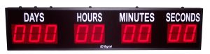 countdown the days hours minutes and seconds to a special event 4 inch digits