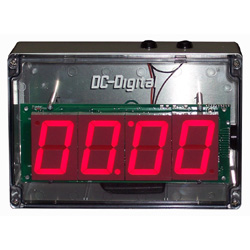 DC-25T-UP-Nema, Push-Button Controlled, Count Up Timer, 2.3 Inch Display, Nema 4X Enclosure