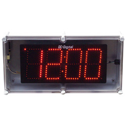 DC-60N-Nema, Network NTP Sync, Clock with 6 Inch Display (outdoor)