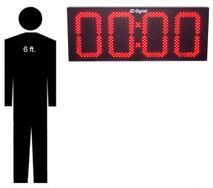 DC-150 timer with 6 foot silhouette of man