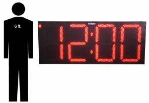 DC-300 timer with 6 foot silhouette of man