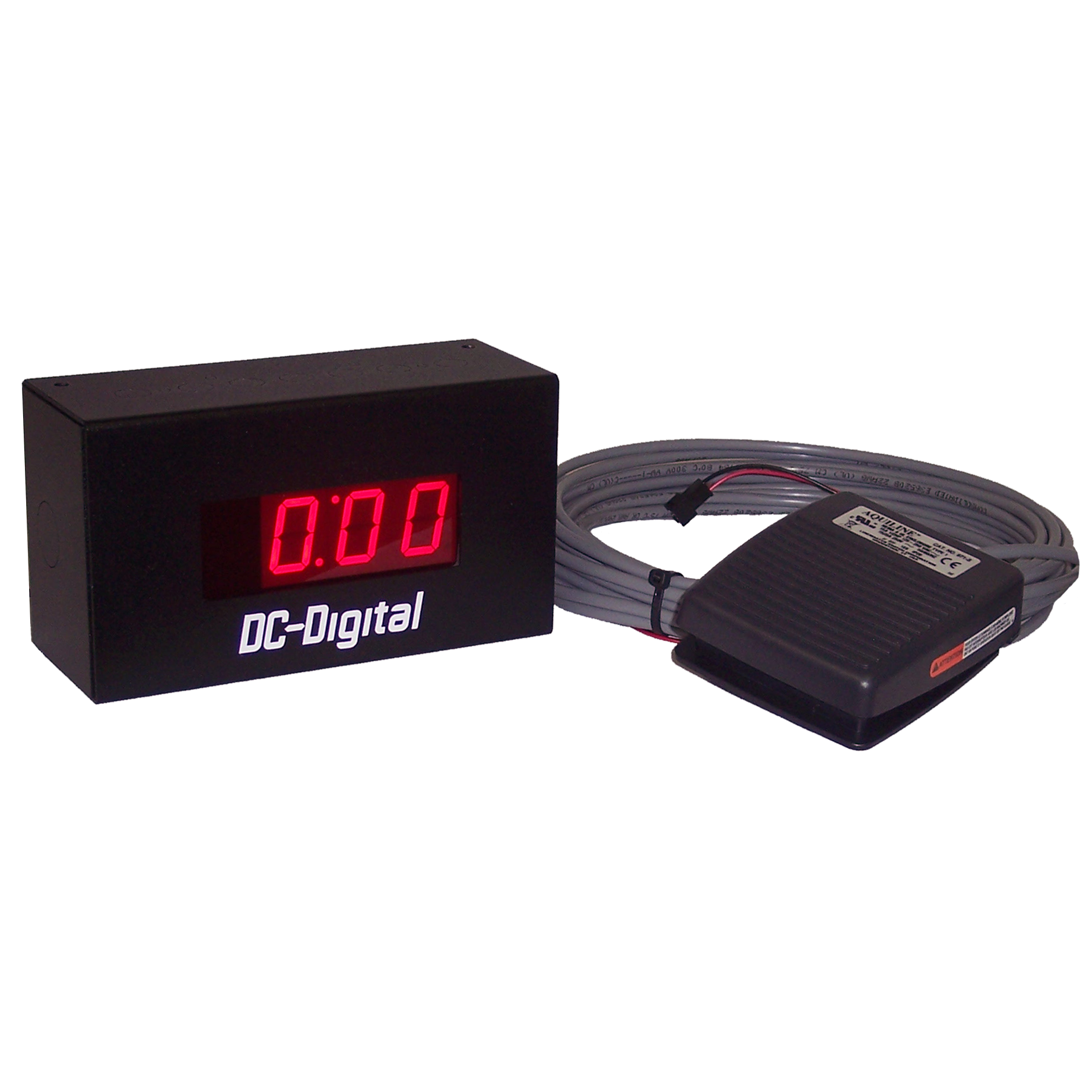 (DC-10T-DN-NEMA) 1.0 Inch LED, Push-Button Controlled, Digital Countdown  Timer, Nema 4X,6,6P,12,12K,13, IP-66 Enclosure