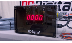 (DC-10T-DN-NEMA-SSS) 1.0 Inch LED, Push-Button Controlled, Digital Metal Finishing Process Countdown Timer w/Remote Start-Stop Enable/Disable & 3 Second EOP Relay Contact Closure, Nema 4X,6,6P,12,12K,13, IP-66 Enclosure