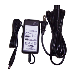 (DC-12-Charge) 12VDC @ 1 Amp Sealed Lead Acid Battery Charger with 2.5mm Coaxial Connector