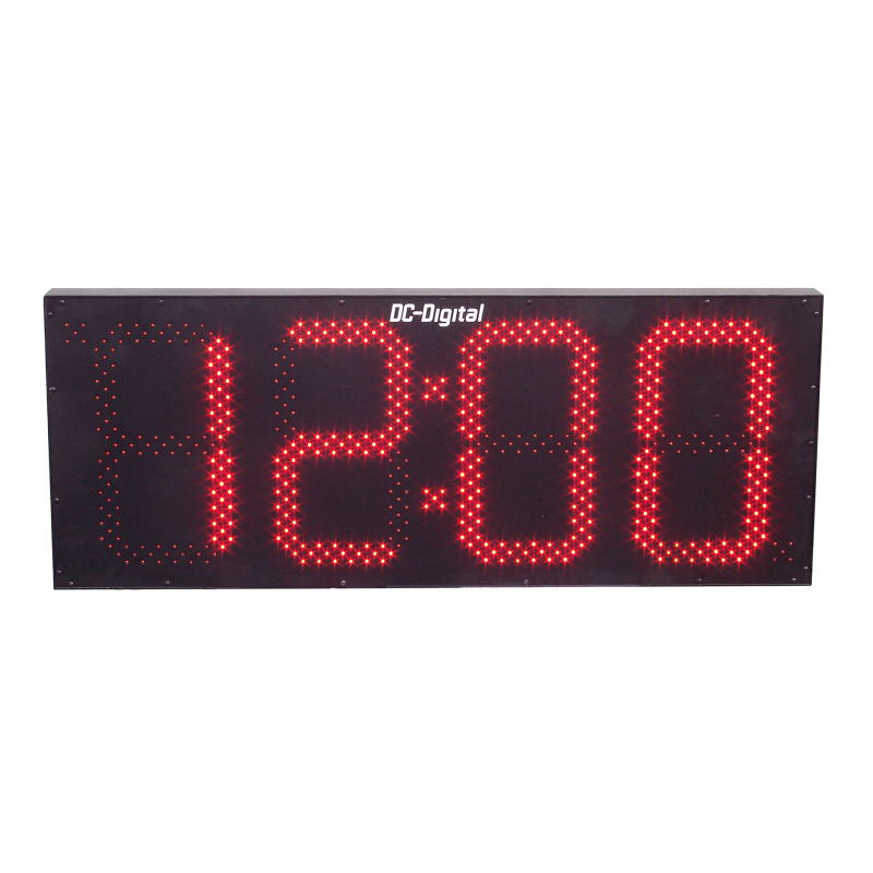 (DC-150-GPS) 15.0 Inch LED Digit, GPS Receiver Synchronization, Atomic Time of Day Digital Clock (OUTDOOR)