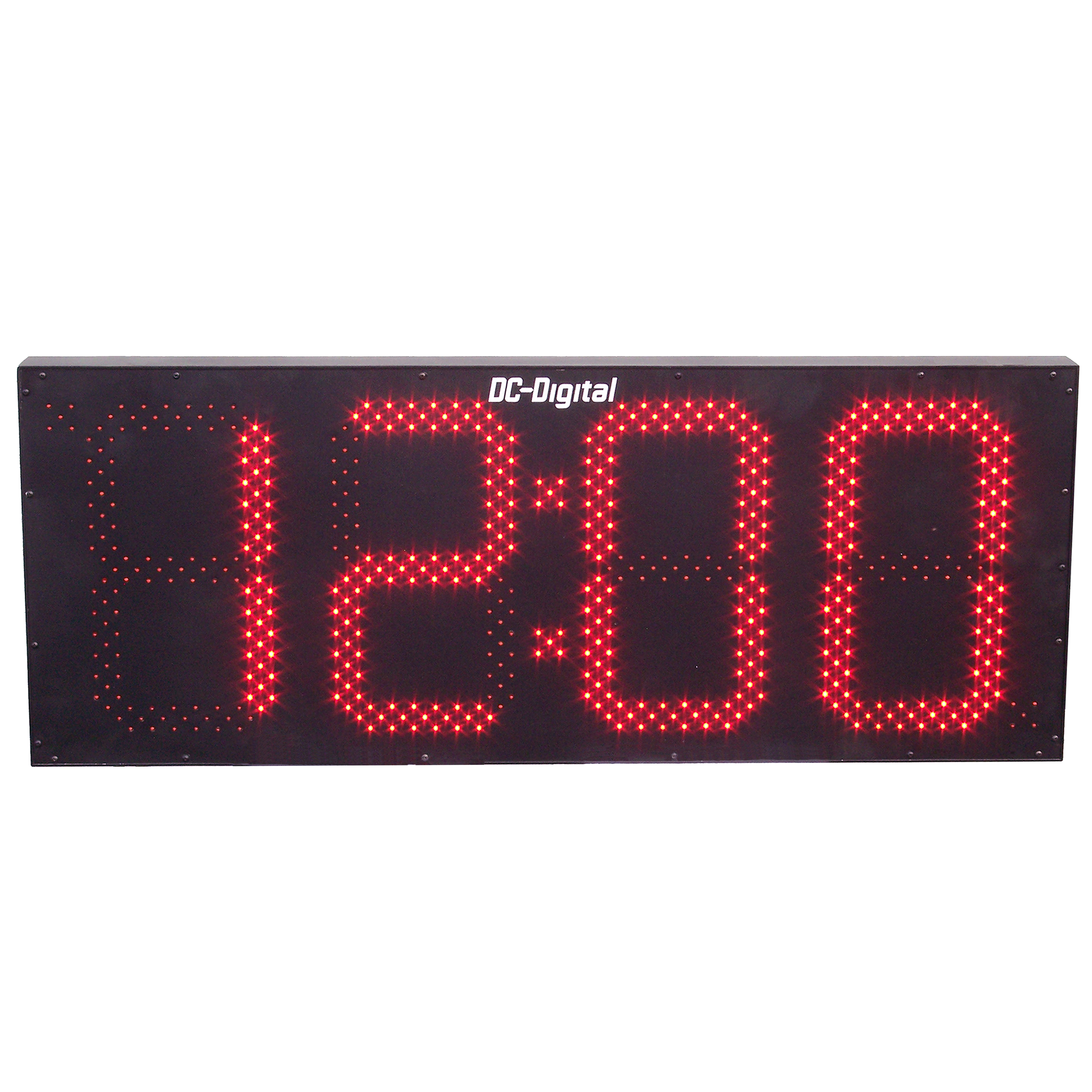(DC-150-W-System) 15 Inch LED Digital, RF-Wireless Synchronized System, Time of Day Clock, with Store and Forward (OUTDOOR)