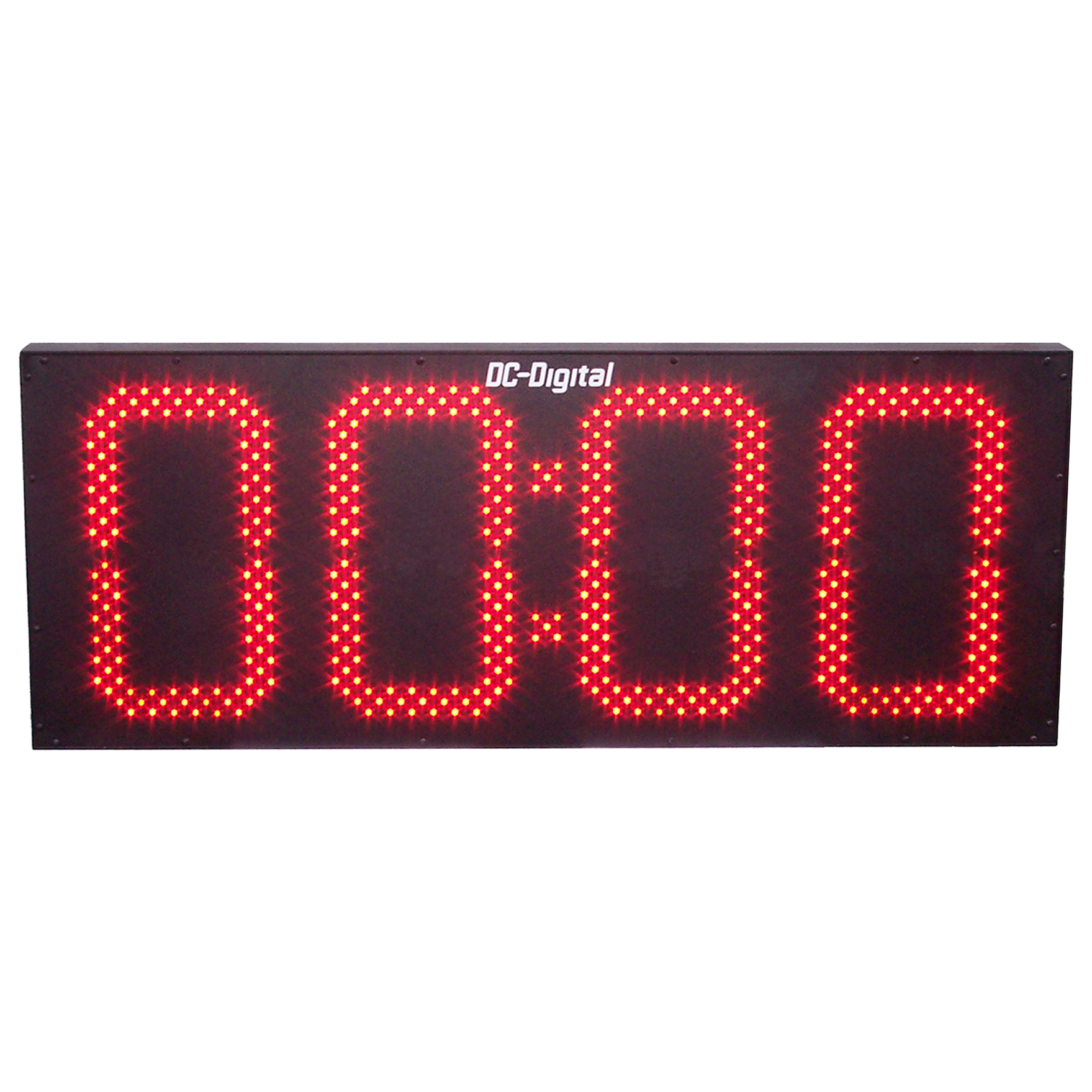 (DC-150-STATIC-IN) 15.0 Inch LED, RS-232 Controlled, Digital Static Number Display (INDOOR)