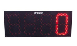 (DC-150T-UP-DAYS) 15.0 Inch LED Digital, Environmentally Sealed Push-Button Controlled, Count Up by Days Timer (OUTDOOR)