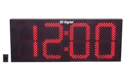 (DC-150S-W) 15.0 Inch LED, RF-Wireless Handheld Controlled, Wall Mount, Time of Day Digital Clock (OUTDOOR, Non-System) (DC-150S-W) 15.0 Inch LED, RF-Wireless Handheld Controlled, Wall Mount, Time of Day Digital Clock (OUTDOOR, Non-System)