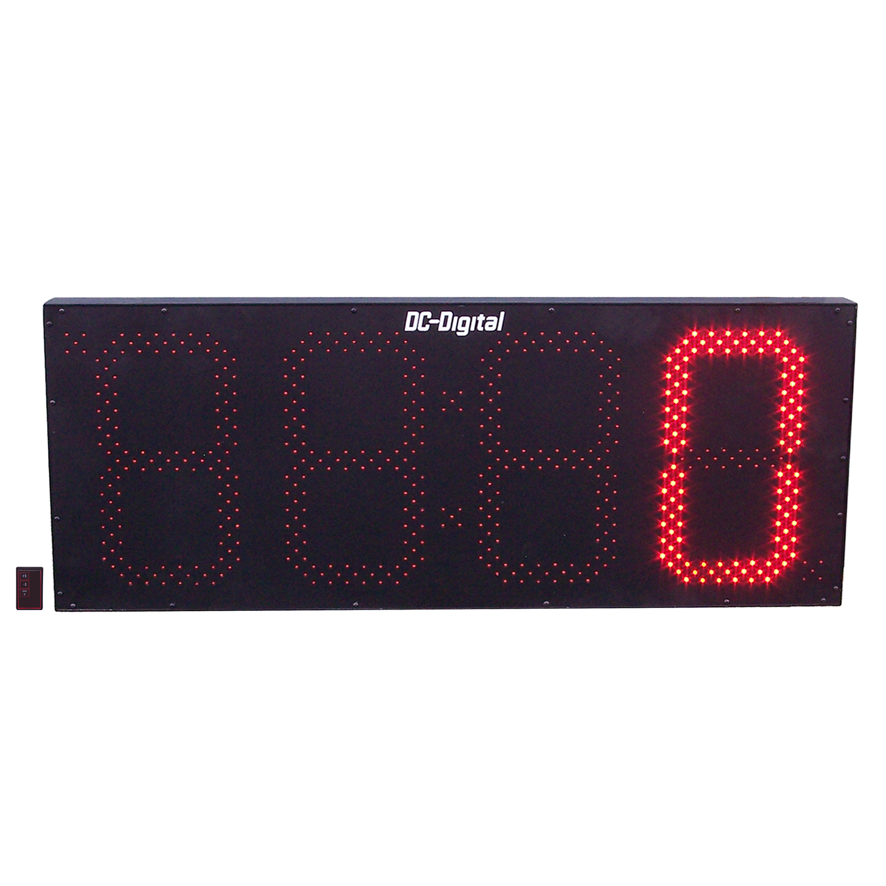 (DC-150T-UP-DAYS-W) 15.0 Inch LED Digit, RF-Wireless Remote Handheld Controlled, Count Up by Days Timer (OUTDOOR)