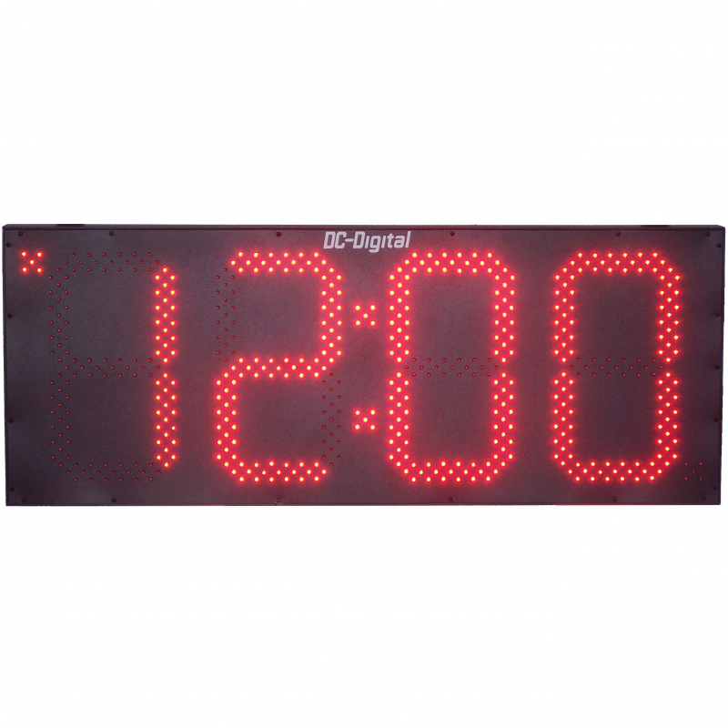(DC-150UT-IN) 15.0 Inch LED Digital, Push-Button Controlled, Count Up timer, Countdown Timer, Time of Day Clock (INDOOR)