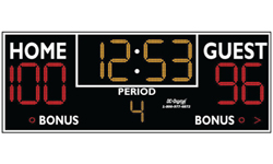 (DC-159-8x3) Basketball-Volleyball-Wrestling LED Wireless Controlled Scoreboard (INDOOR)