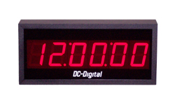 (DC-256-4W-System) 4-Wire Sync. System, Digital Clock, 2.3 Inch Digits