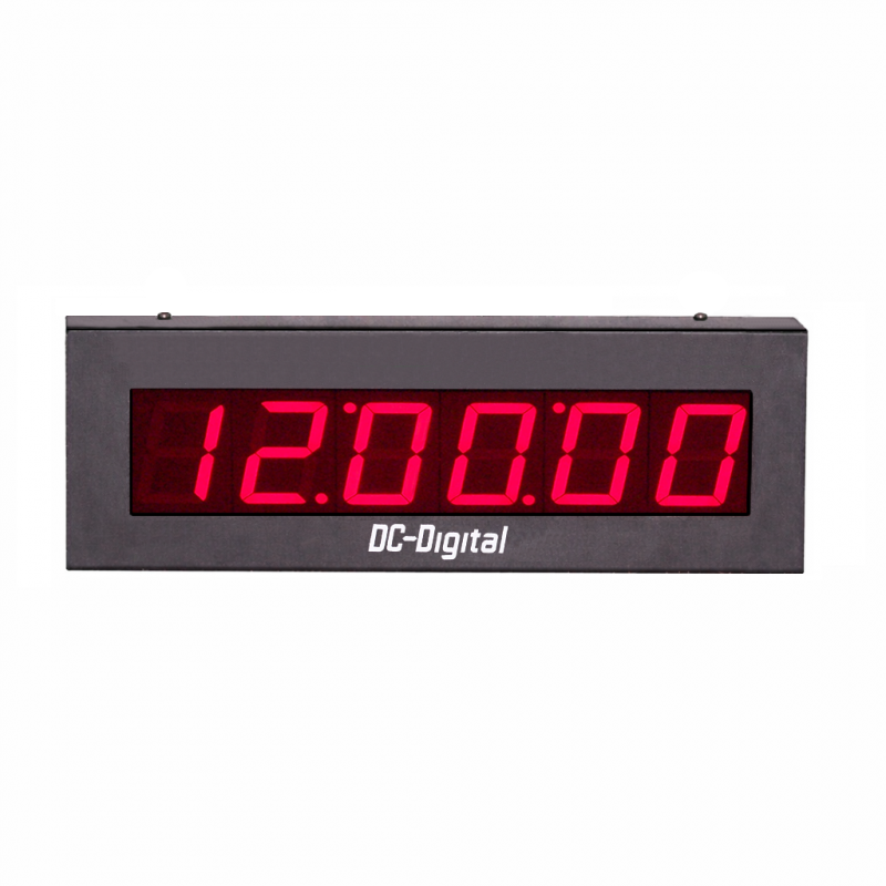 (DC-256N) 2.3 Inch LED, 6 Digit, Network NTP Server Synchronized, Web Page Configurable, Atomic Digital Time of Day Clock