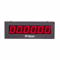 (DC-256T-UP-TERM) 2.3 Inch LED Digital, Multi-Input (PLC-Relay-Switch-Sensor) Controlled, Count Up Timer, Hours, Minutes, Seconds With Shift Digit Technology