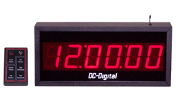 (DC-256UTW) 2.3 Inch LED, RF-Wireless Controlled, Count Up, Countdown Timer, Time-of-Day Clock, Hours, Minutes, Seconds