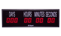 (DC-259T-DN-N) Network Webpage Controlled, 2.3 Inch LED Digital, Special Event Countdown Timer, Days, Hours, Minutes, Seconds