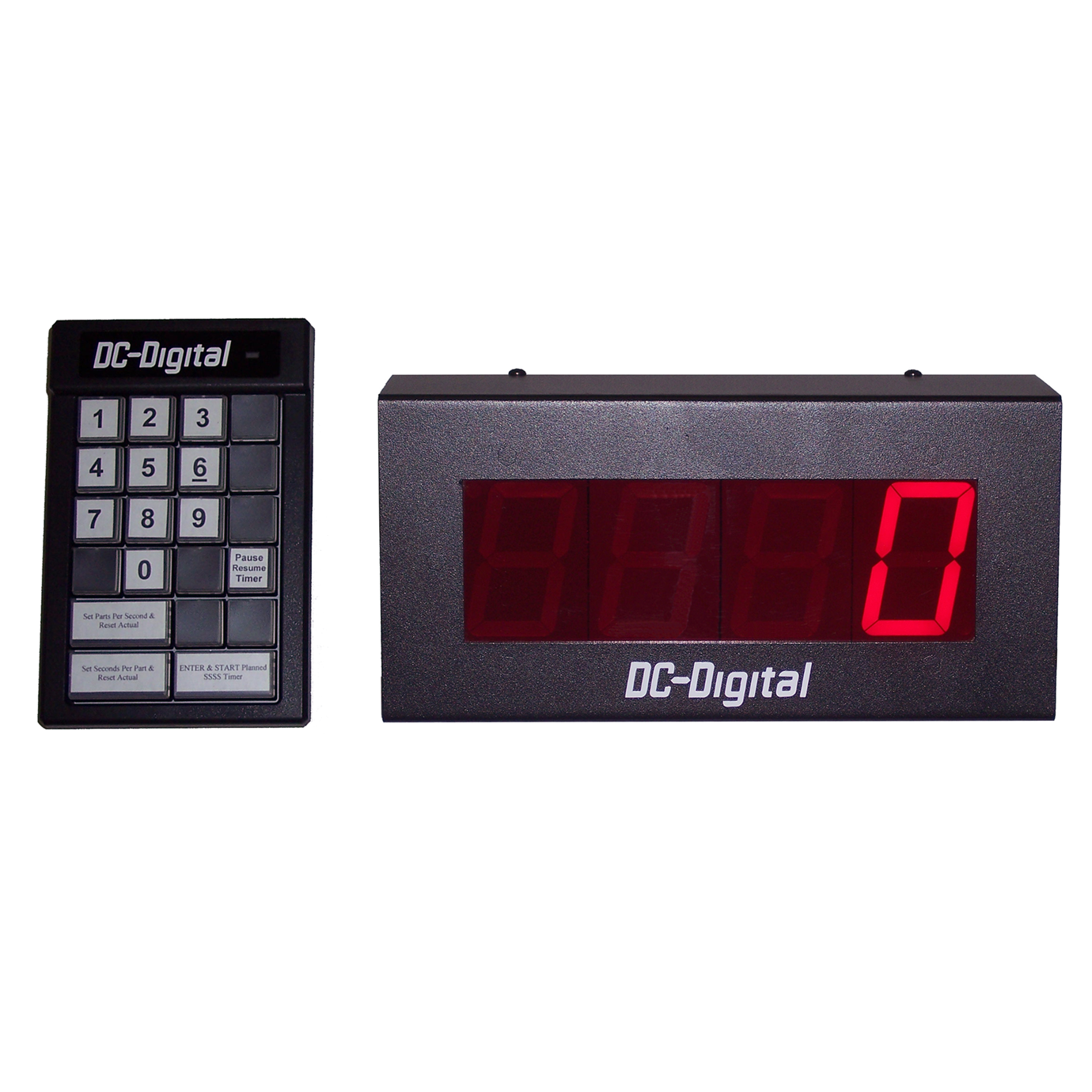 (DC-25C-Term-Key-Pace) 2.3 Inch LED Digital Production Pace Timer-Counter with 24 Keypad Programmer and Controller