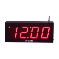 Wireless Digital Clock 4 Inch Digits
