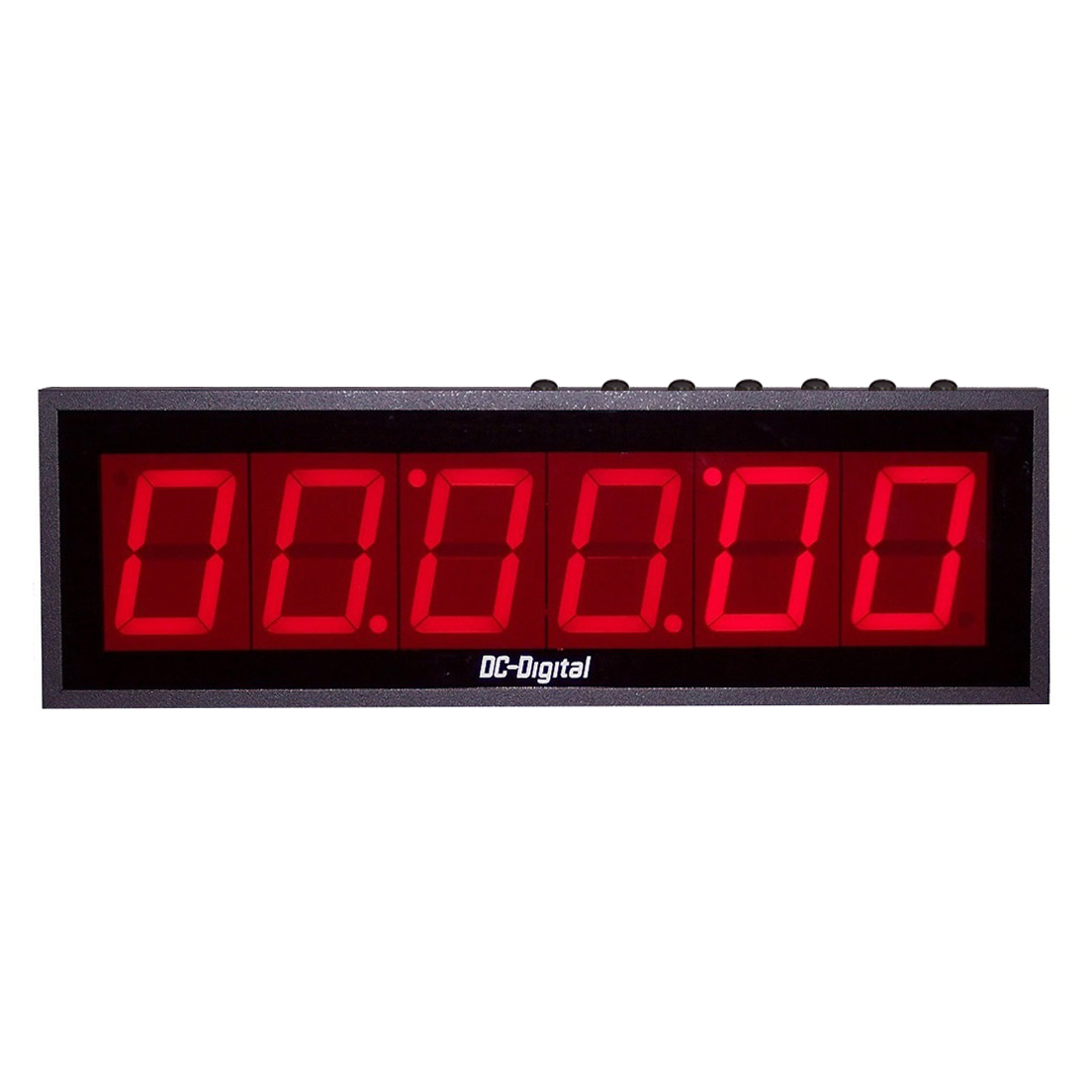 (DC-406UT) 4.0 Inch LED, Push-Button Controlled, Count Up, Countdown Timer, Time-of-Day Clock, Hours, Minutes, Seconds