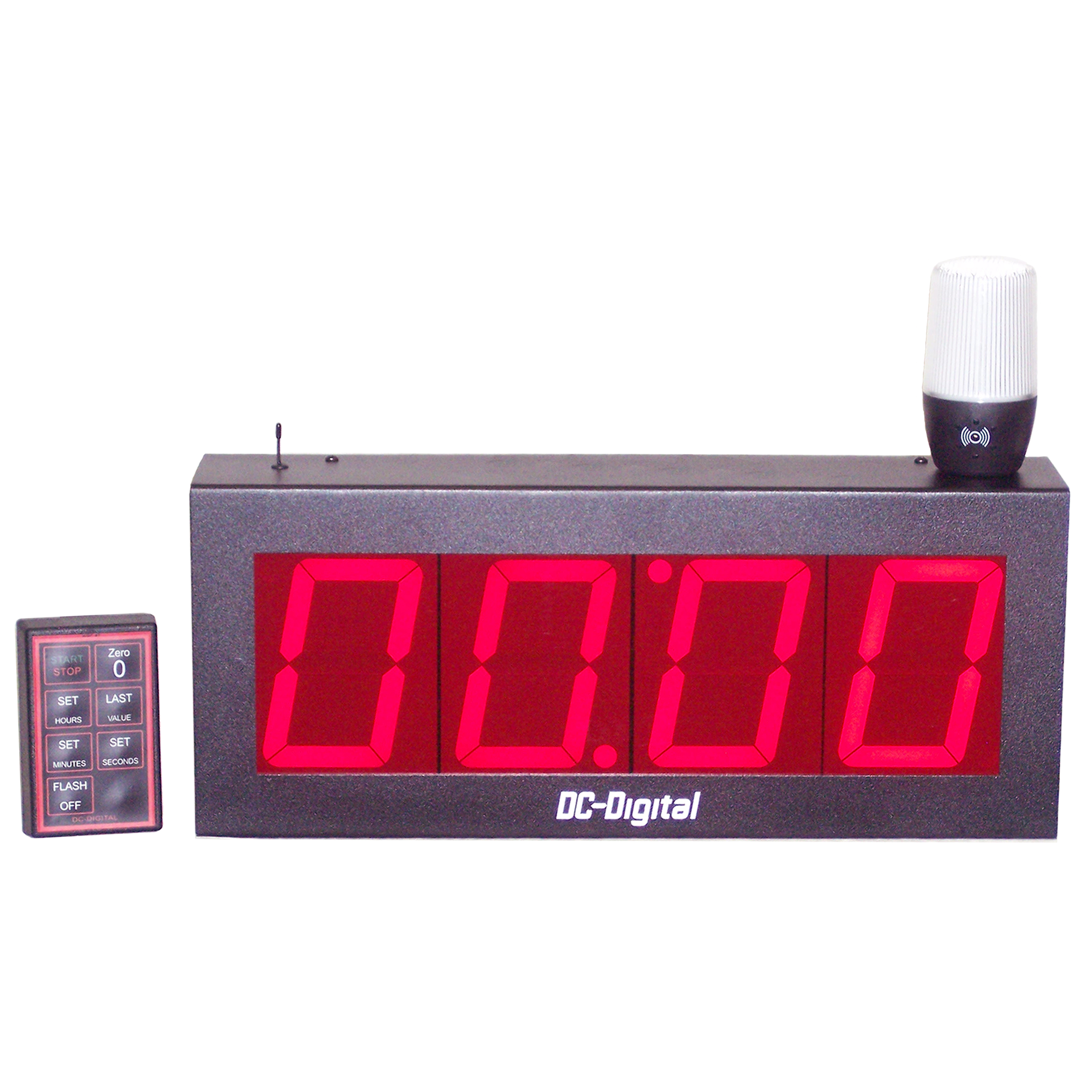 (DC-40T-DN) 4.0 Inch LED Digital, Push-Button Controlled, Countdown Timer