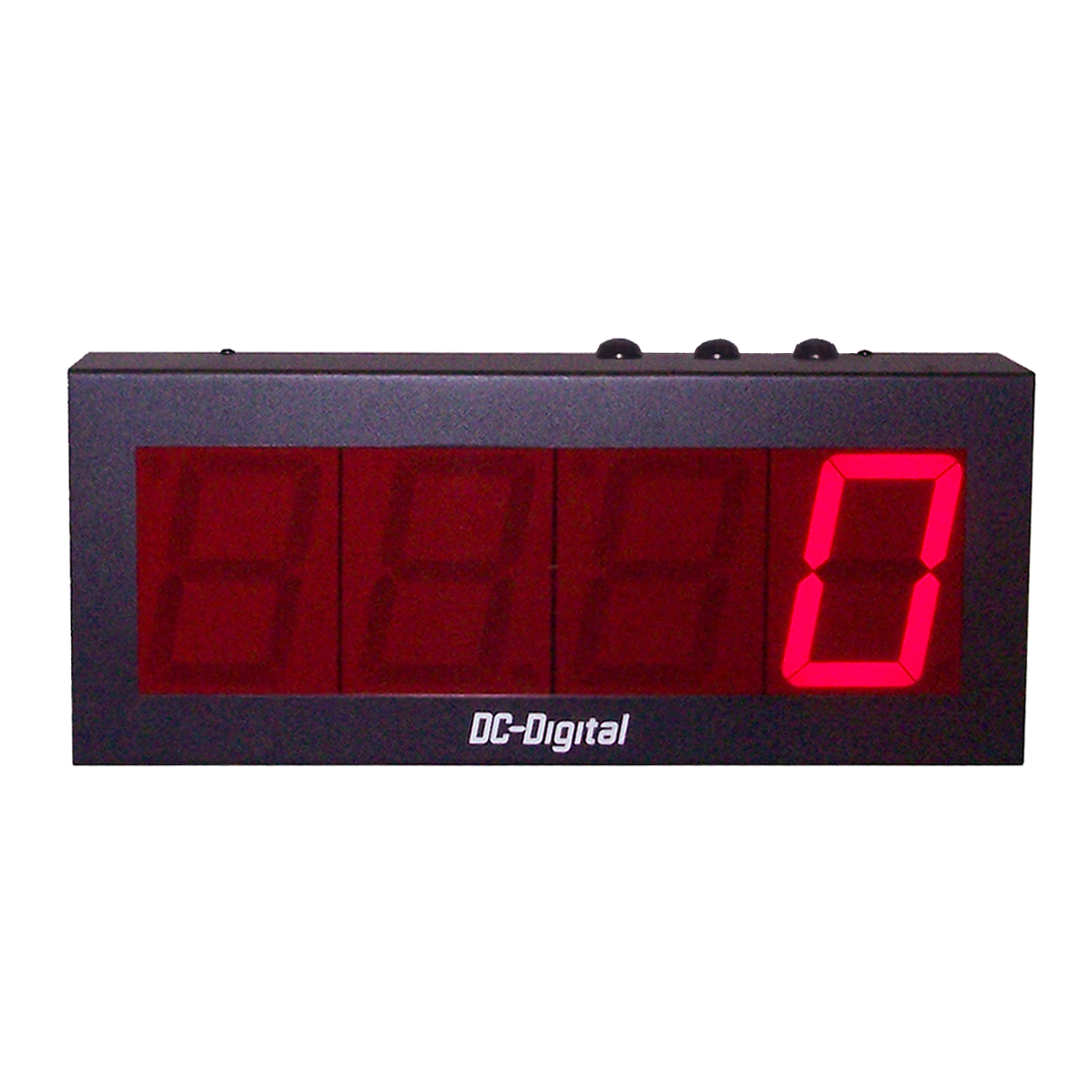 (DC-40T-UP-DAYS) 4.0 Inch LED Digital, Environmentally Sealed Push-Button Controlled, Count Up by Days Timer
