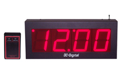 DC-40W-4W-Master-Wireless-Set-Wired-Output-Clock-4-Inch-Digits-PP