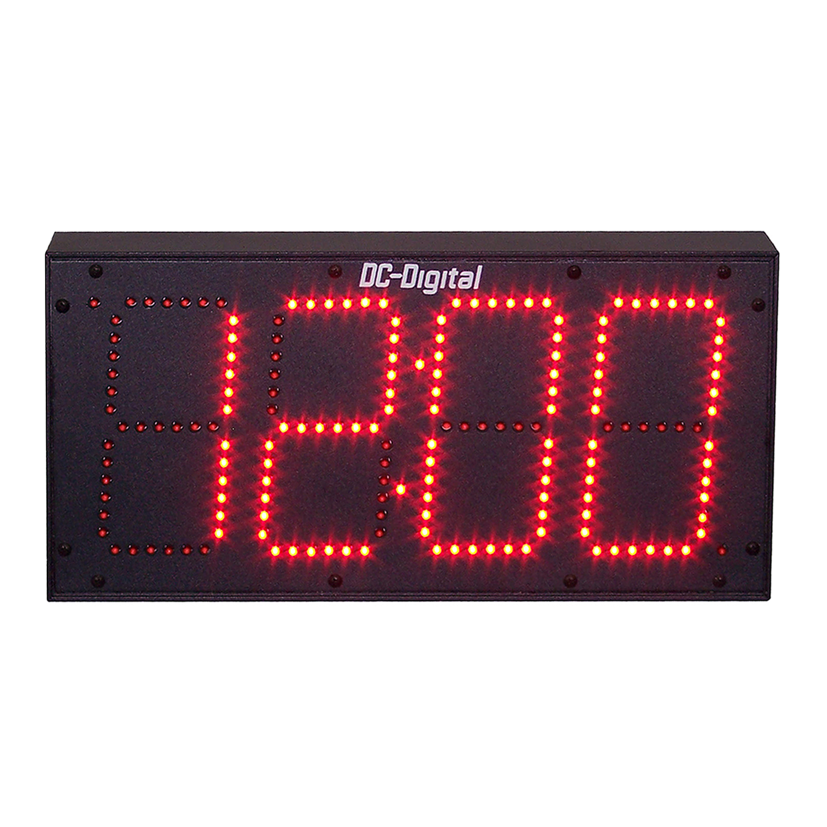(DC-60-GPS) 6.0 Inch LED Digit, GPS Receiver Synchronization, Atomic Time of Day Digital Clock (OUTDOOR)