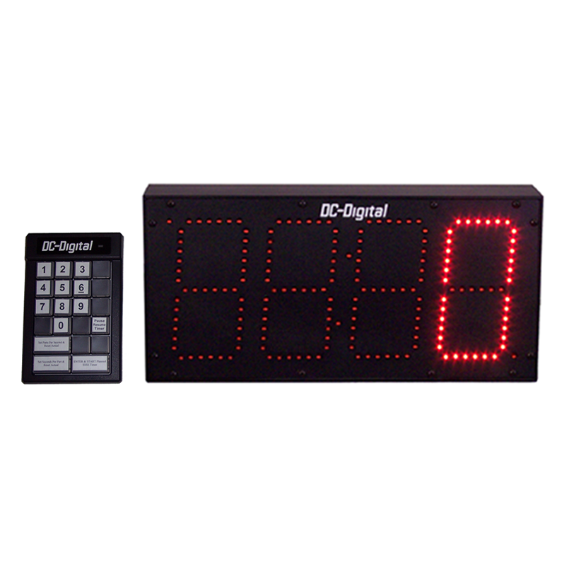 (DC-60C-Term-Key-Pace) 6.0 Inch LED Digital Production Pace Timer-Counter with 24 Keypad Programmer and Controller (OUTDOOR)