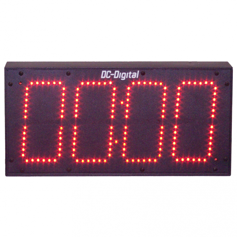 (DC-60T-DN) 6.0 Inch LED Digital, Push-Button Controlled, Countdown Timer (OUTDOOR)
