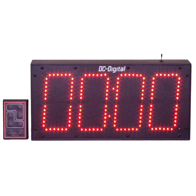 (DC-60T-DN-W) 6.0 Inch LED, RF-Wireless Remote Controlled, Digital Countdown Timer (OUTDOOR)