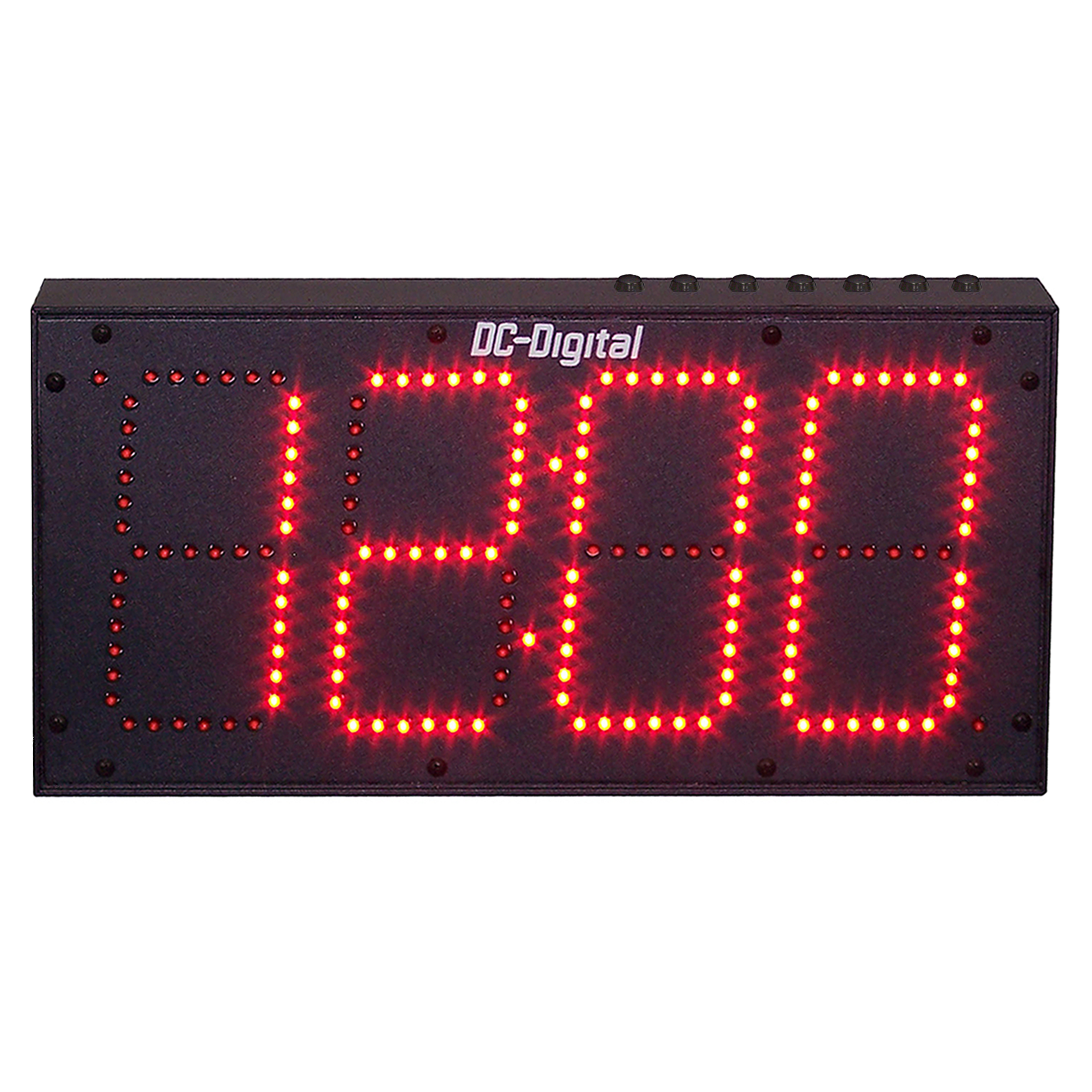 (DC-60UT) 6.0 Inch LED Digital, Top Mounted Push-Button Controlled, Count Up timer, Countdown Timer, Time of Day Clock (OUTDOOR)