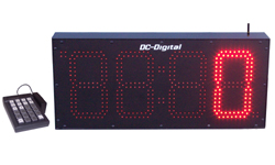 (DC-80-Static-Key-W-IN) 8 Inch LED Digital, Wireless Remote Keypad Controlled, Static Number Display (INDOOR)