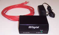 (DC-Webserver-Clocks-1) Network Ethernet Webpage Server for Viewing the Status of all of your DC-Digital Network Clocks