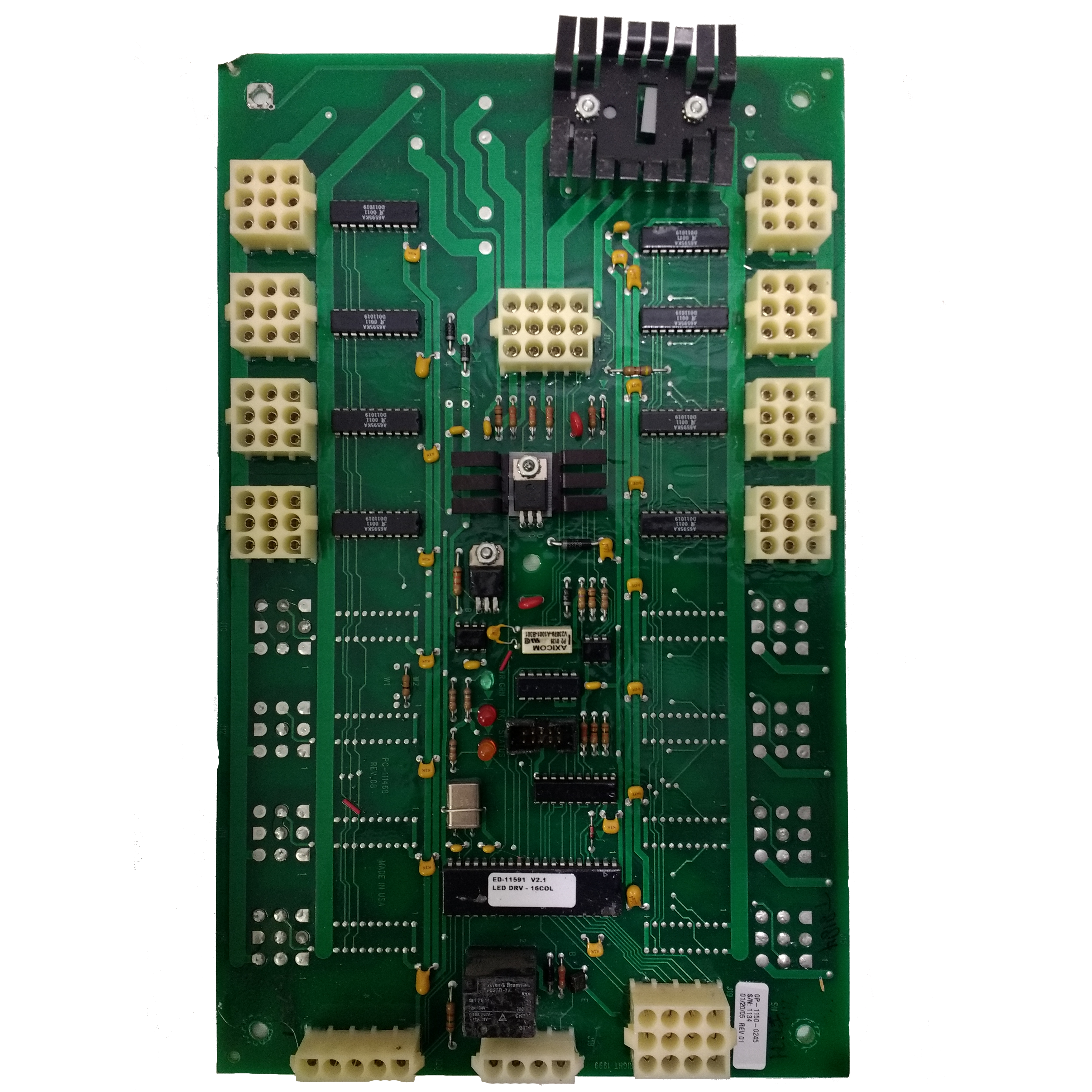 (0P-1150-0245) Daktronics 8 Output Indoor LED Driver (Refurbished)