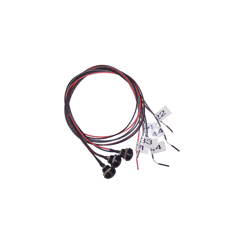 (SW-OEM-1) 3-Environmentally Sealed Push-Button Switch Kit, 24 Inch Pigtail Wire Leads