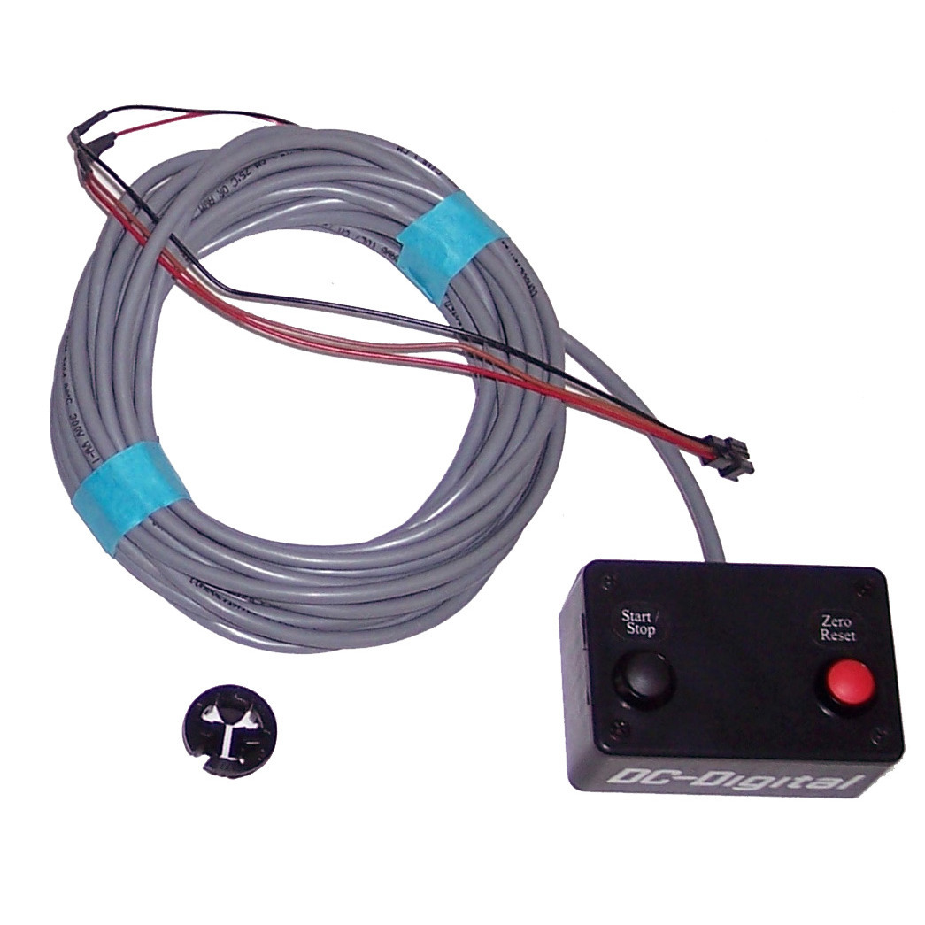 (SW-Timer-Up-Plug-n-Play) 2-Environmentally Sealed Push-Button Momentary Actuated-Switches, Black PVC Enclosure, 25ft. of Cabling and Entry Restraint