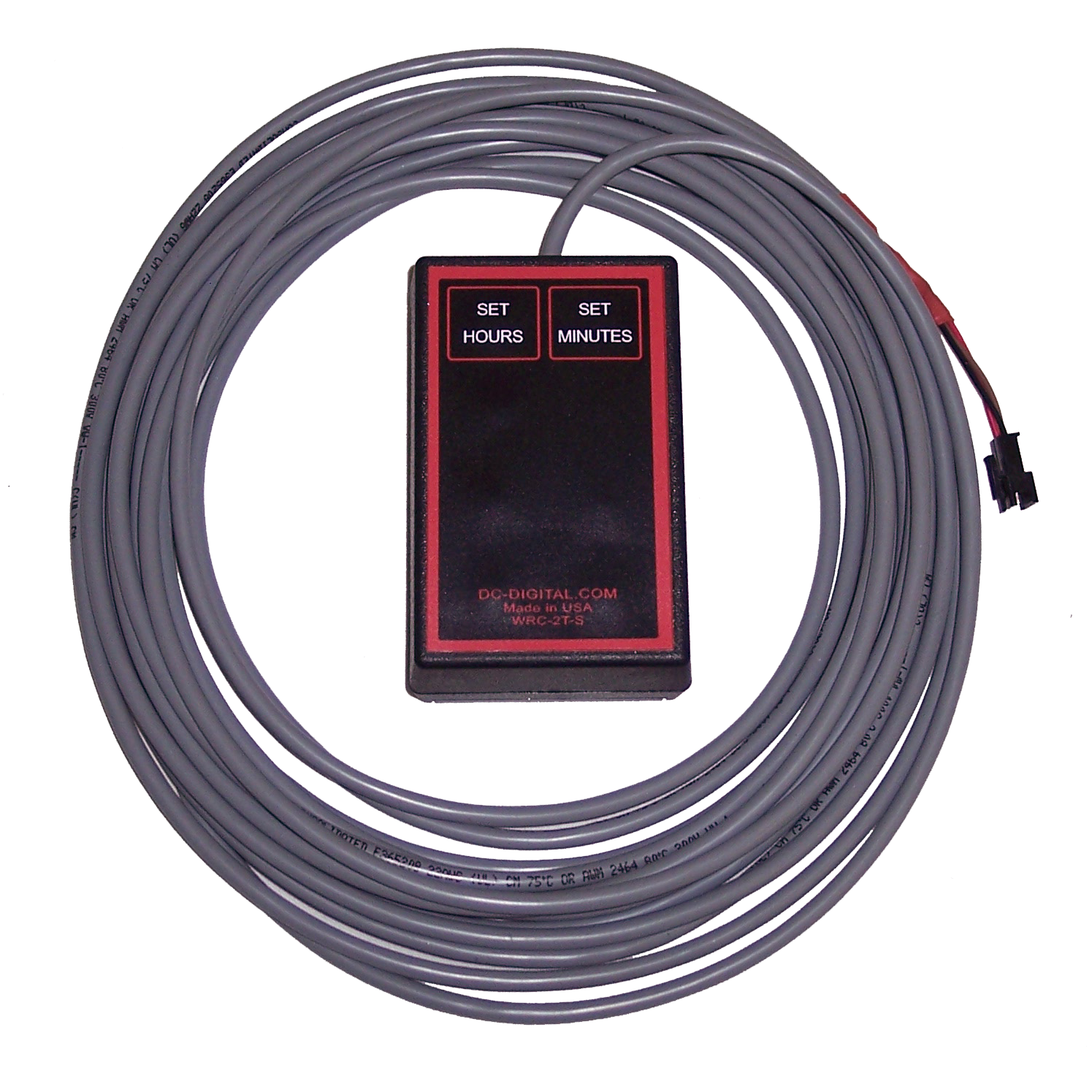 (WR-2T-S) 2 Membrane Momentary Switch Button, Handheld Wired Remote Control for Standalone