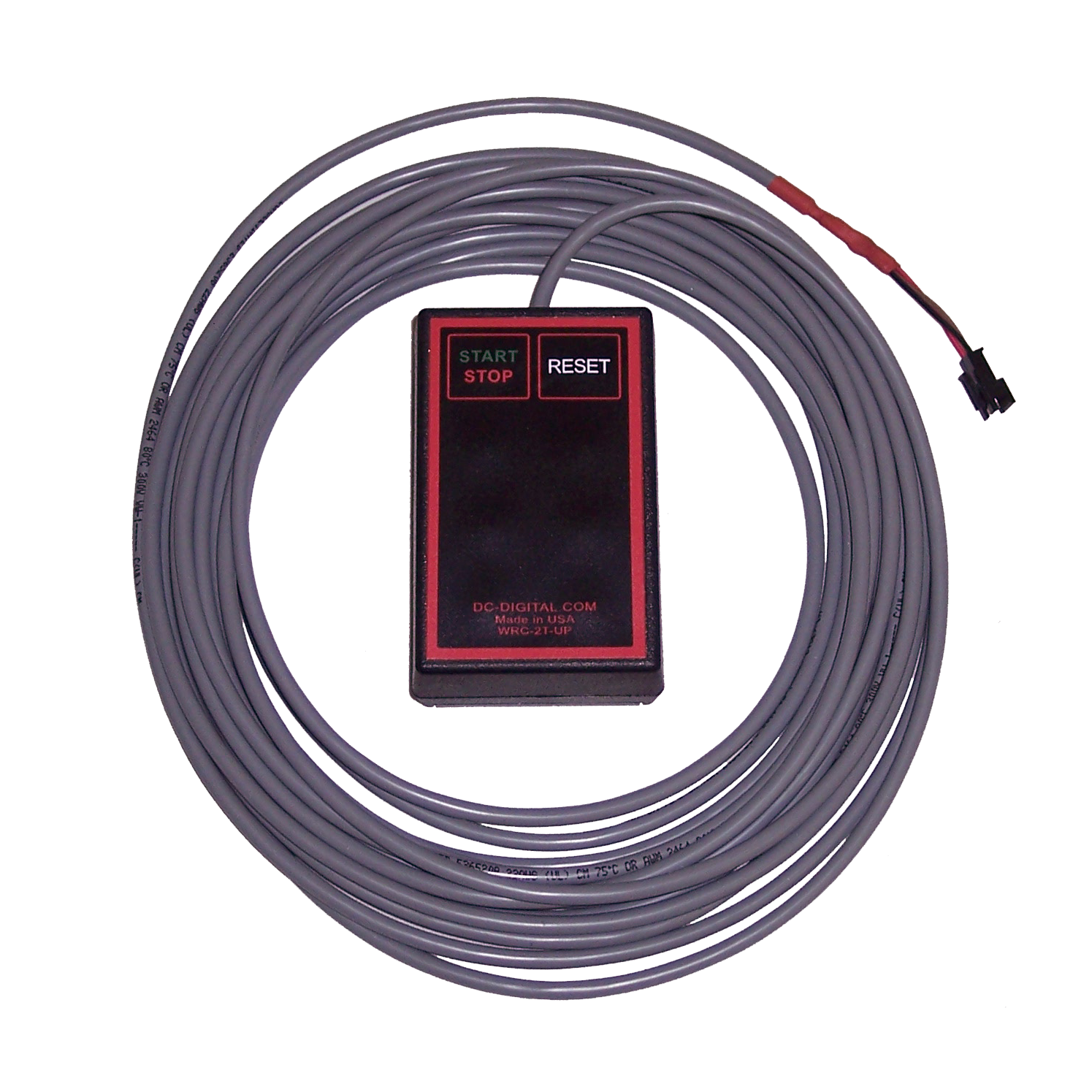 (WR-2T) 2 Membrane Momentary Switch Button, Handheld Wired Remote Control for DC-XXXT-UP-Term Count Up Timers