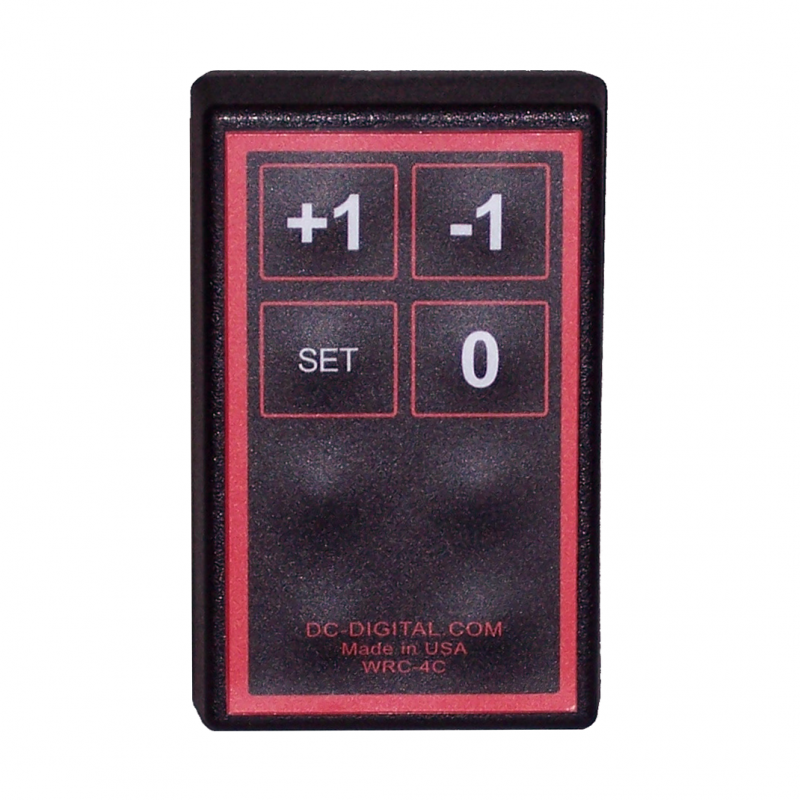 (WRC-4T) 2.4 Ghz, RF Wireless Handheld Remote for DC-Digital Counter