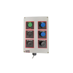 (WRC-6T-WIRED-NEMA) Wired NEMA 4X Enclosed Down-Timer Controller with Heavy Duty Push-Button Switches (WRC-6T-WIRED-NEMA) Wired NEMA 4X Enclosed Down-Timer Controller with Heavy Duty Push-Button Switches