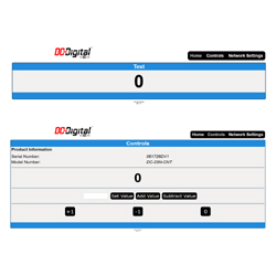 (DC-COUNTER-BRONZE) Network Hardware & Firmware & Webpage for Configuring,Viewing & Controlling DC-Digital Counters