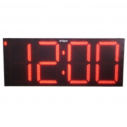 (DC-300S-W) 30.0 Inch LED, RF-Wireless Handheld Controlled, Wall Mount, Time of Day Digital Clock (OUTDOOR, Non-System)