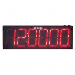 (DC-606S-IN) Push-Button Set, Digital Clock, 6 Inch Digits (Non-System, INDOOR)