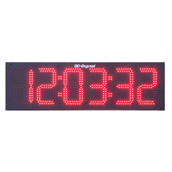 (DC-806S-IN) 8.0 Inch LED, Push-Button Set, Time of Day Digital Clock (Non-System, INDOOR)