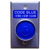 (SW-Code-Blue) 1-Heavy Duty 40mm, Shrouded, Code Blue, Momentary Actuated Switch and Stainless Plate (SW-Code-Blue) 1-Heavy Duty 40mm, Shrouded, Code Blue, Momentary Actuated Switch and Stainless Plate
