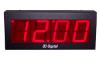 (DC-40N-POE) 4.0 Inch LED, Network NTP Server Synchronized, Web Page Configurable, POE Powered, Atomic Digital Time of Day Clock